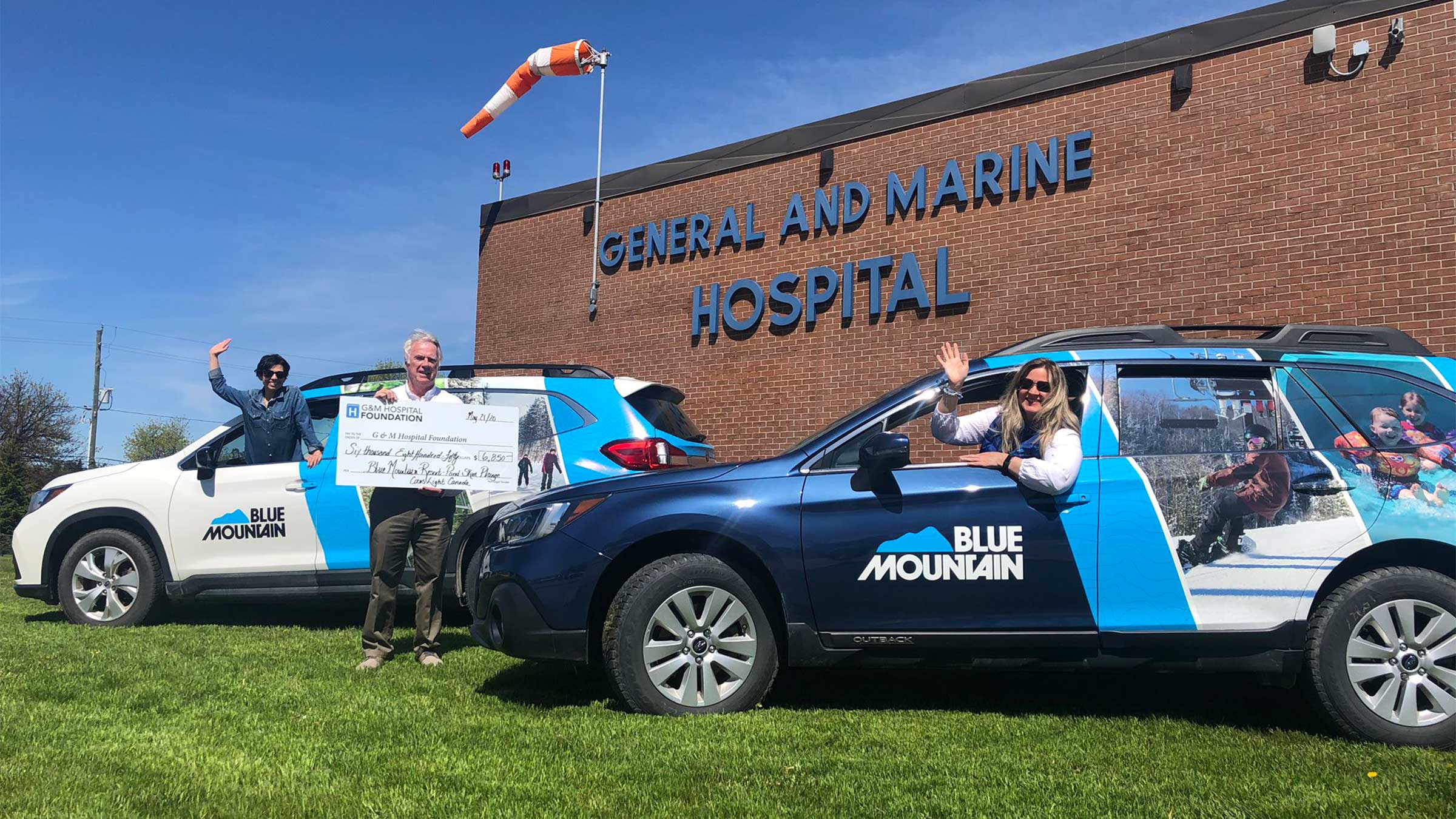 Cheque Presentation at Collingwood General and Marine Hospital